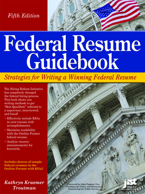 Title details for Federal Resume Guidebook, 5th Ed by JIST Publishing - Wait list
